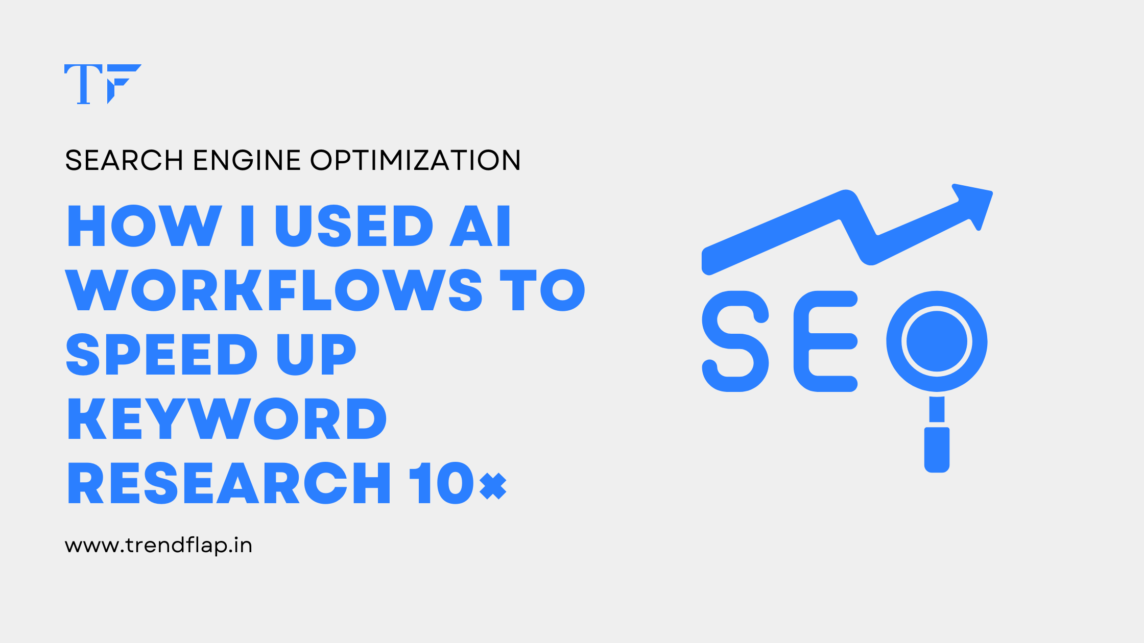 AI Workflows to Speed Up Keyword Research 